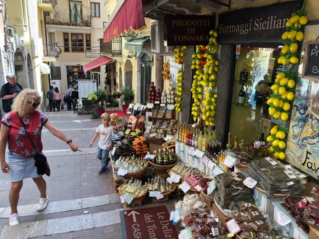 Colourful Shops of Taormina