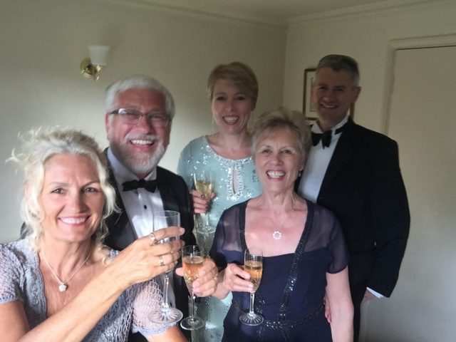 A typical evening Meal at Auntie B's