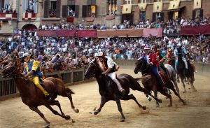 The Palio horse race (no I didn't take this photo)